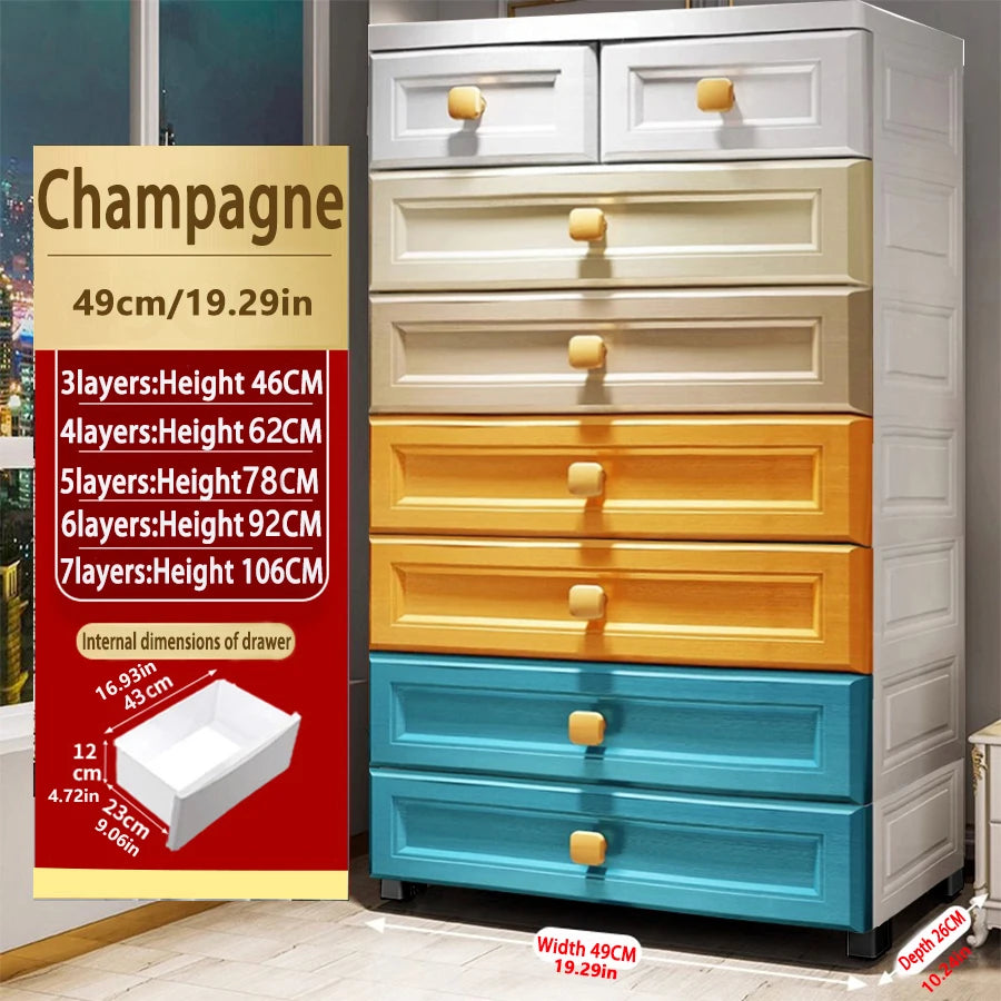 Bedroom Storage Cabinet, Modern Simple Drawer Cabinet, Storage Cabinet, Living Room Chest of Drawers, Bedside Storage Cabinet