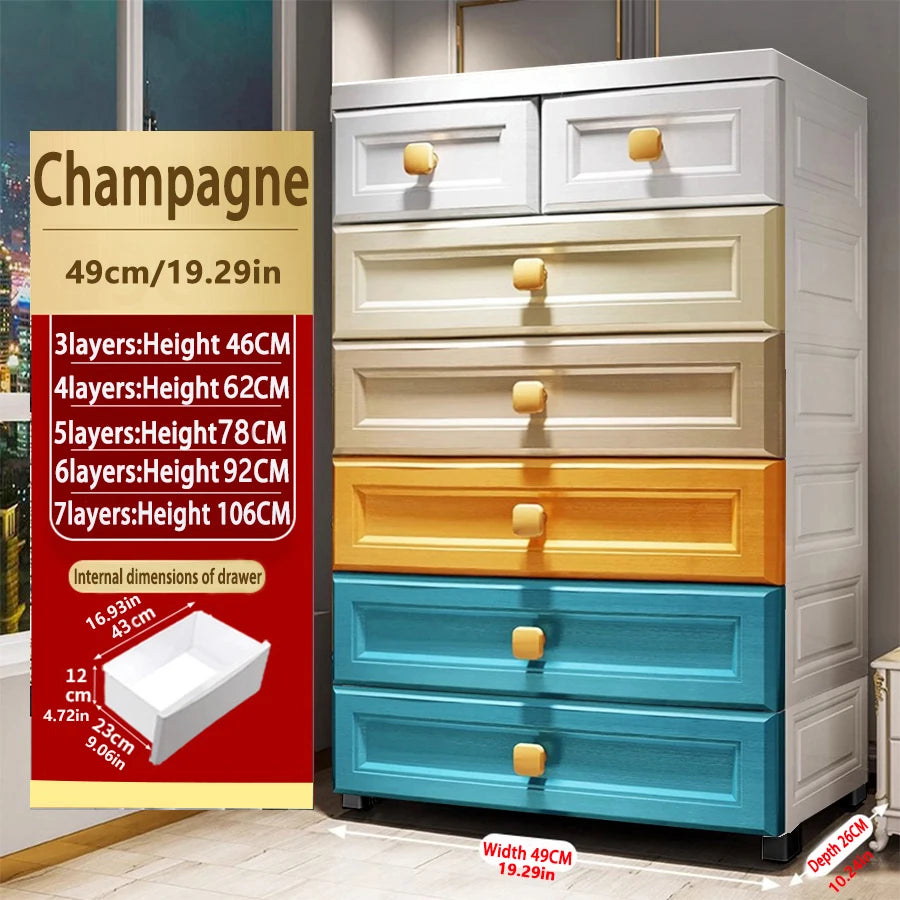 Bedroom Storage Cabinet, Modern Simple Drawer Cabinet, Storage Cabinet, Living Room Chest of Drawers, Bedside Storage Cabinet