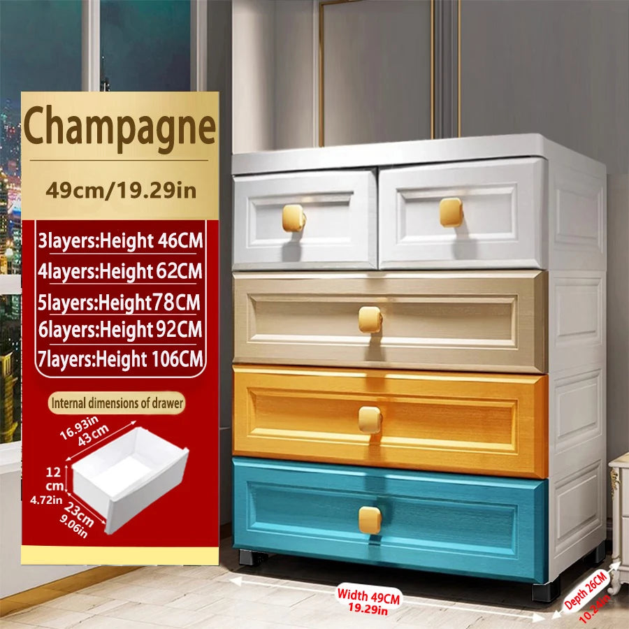 Bedroom Storage Cabinet, Modern Simple Drawer Cabinet, Storage Cabinet, Living Room Chest of Drawers, Bedside Storage Cabinet