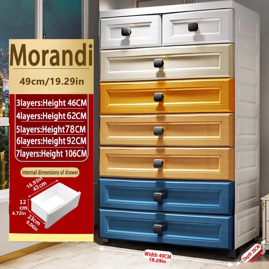 Bedroom Storage Cabinet, Modern Simple Drawer Cabinet, Storage Cabinet, Living Room Chest of Drawers, Bedside Storage Cabinet