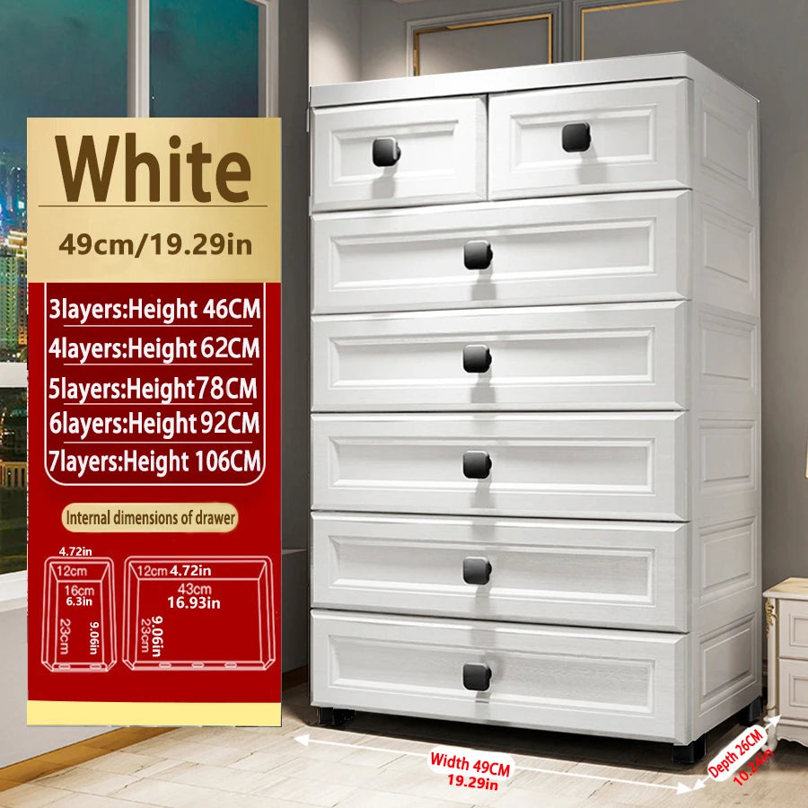 Bedroom Storage Cabinet, Modern Simple Drawer Cabinet, Storage Cabinet, Living Room Chest of Drawers, Bedside Storage Cabinet