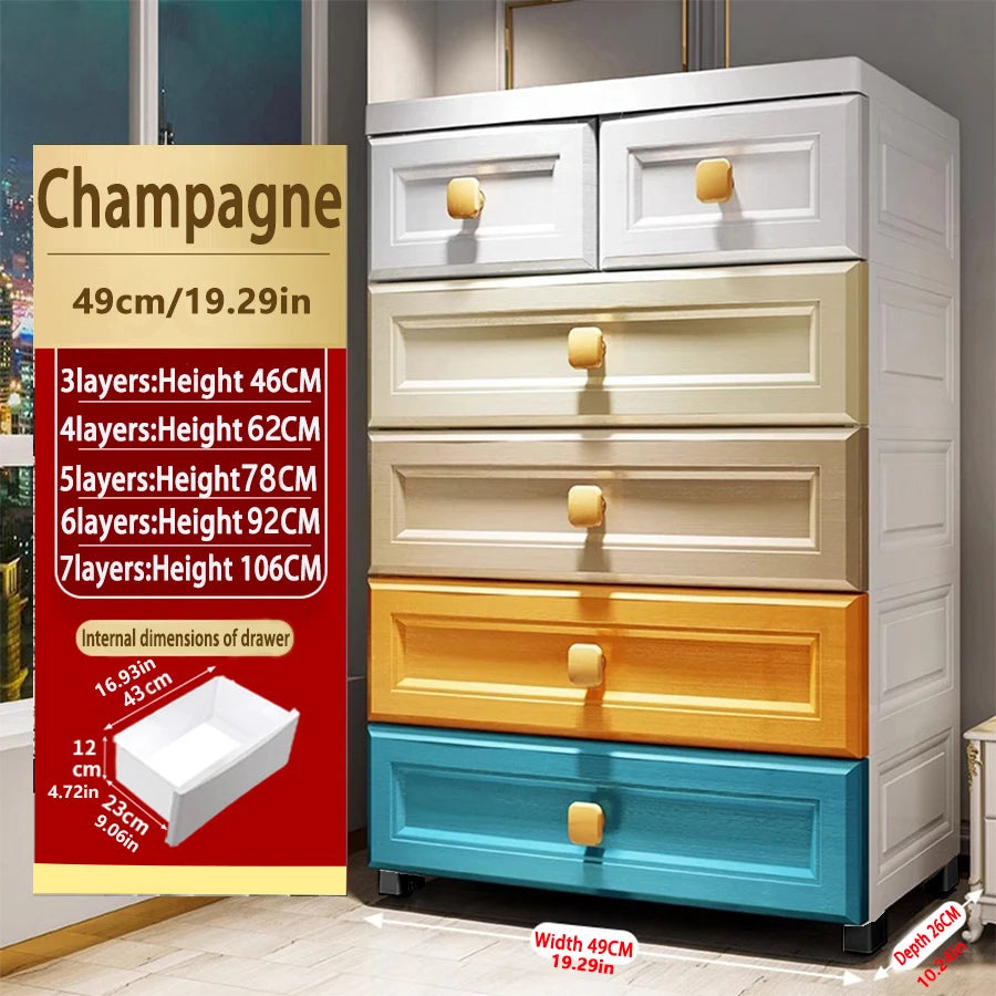 Bedroom Storage Cabinet, Modern Simple Drawer Cabinet, Storage Cabinet, Living Room Chest of Drawers, Bedside Storage Cabinet